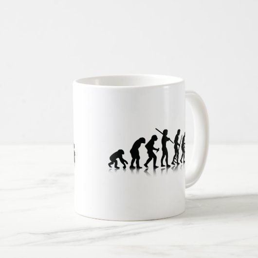 Mug Évolution nerd (Devant droit)