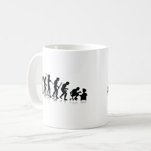 Mug Évolution nerd (Devant gauche)