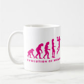 Mug Evolution of handball womball (Gauche)