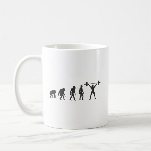 Mug Evolution of Man (Gauche)