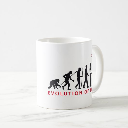 Mug evolution of man controlling drone (Devant droit)
