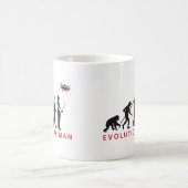 Mug evolution of man controlling drone (Centre)