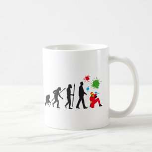 Mug evolution of man man wintball player
