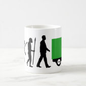 Mug Evolution of man Piaggio Singe mini transporteur (Centre)