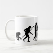 Mug Evolution of man Piaggio Singe mini transporteur (Gauche)