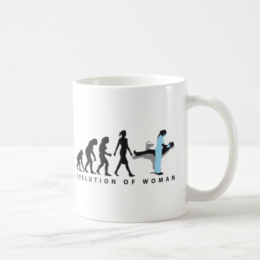 Mug evolution of womale female dentist (Droite)