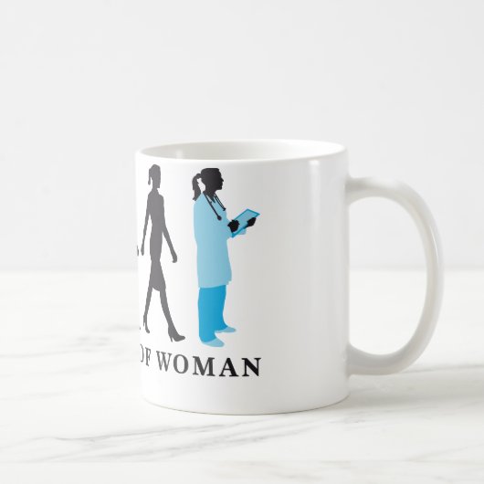 Mug evolution of womale female doctor (Droite)