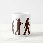 Mug Évolution oh Yaaaah de singe de chaussette ! (Centre)