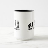 Mug Évolution soutenue pour jouer aux échecs (Centre)
