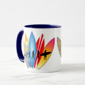 Mug Évolution surfante (Devant gauche)