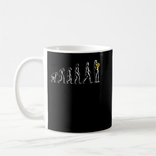 Mug Évolutions Drôle Des Joueurs De La Corne Française (Gauche)