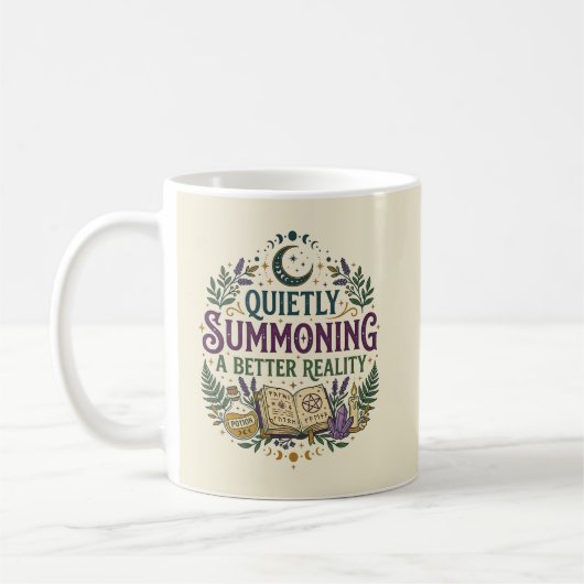 Mug Évoquant silencieusement une réalité meilleure Mys (Gauche)