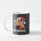 Mug Ew People Capybara Christmas Humor (Gauche)