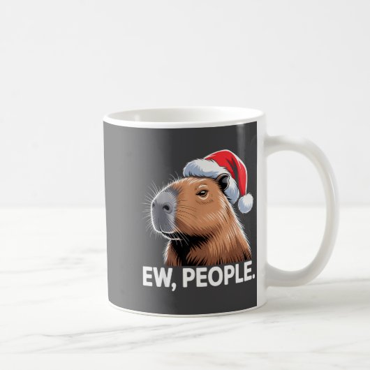 Mug Ew People Capybara Christmas Humor (Droite)