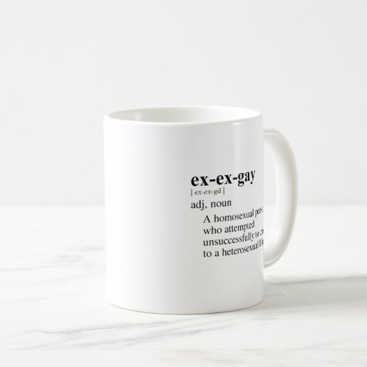 MUG EX-EX-GAY (Devant droit)