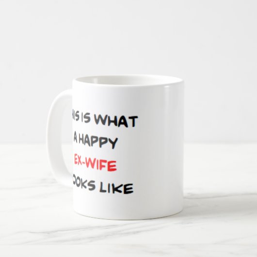 Mug ex-femme heureuse (Devant gauche)