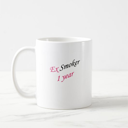 Mug ex-fumeur de 1 an (Gauche)