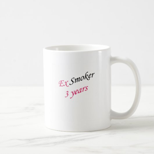 Mug ex-fumeur de 3 ans (Droite)