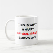 Mug ex-petite amie heureuse (Gauche)