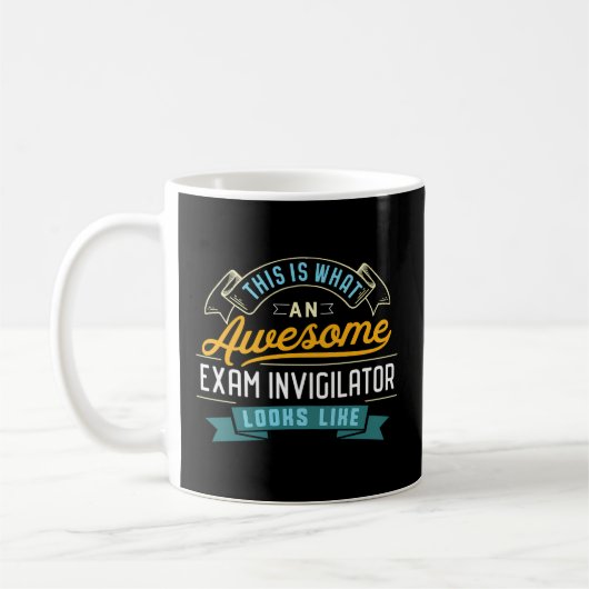 Mug Exam Invigilator Profession d'emploi fantastique (Gauche)