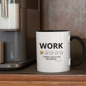 Mug Examen amusant | Le Travail Ne Recommanderait Pas