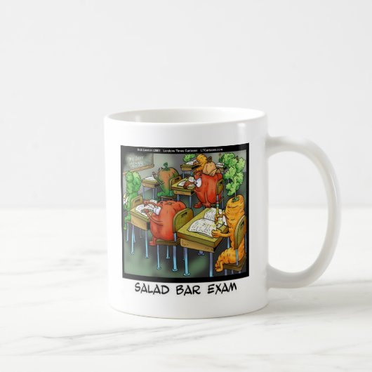 Mug Examen Bar Salade amusant (Droite)