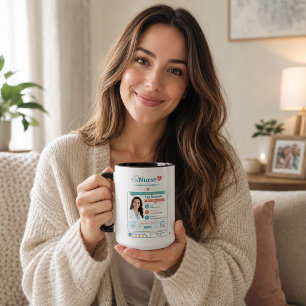 Mug Examen de patient pour apprécier une infirmière mo