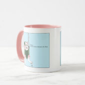 Mug Examen de performance des parents de chats humour (Devant gauche)