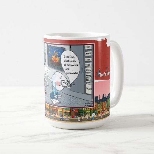 Mug Examen de prostate Marshmallow | Classique pour se (Devant droit)