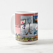 Mug Examen de prostate Marshmallow | Classique pour se (Devant gauche)