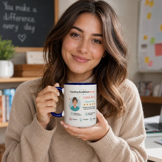Mug Examen d'enseignant d'excellence pédagogique color