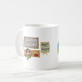 Mug Examens de bonne chance (Devant gauche)