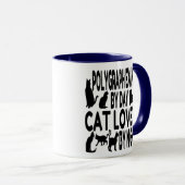 Mug Examinateur de polygraphe Amoureux des chats (Devant droit)