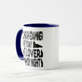 Mug Examinateur de polygraphe Amoureux des chats (Devant gauche)