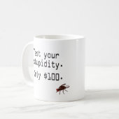 Mug Examinez votre stupidité (Devant gauche)