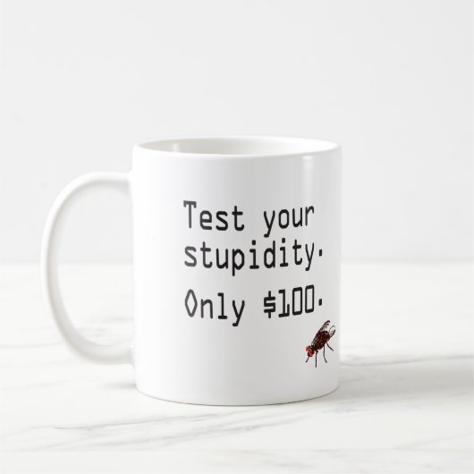 Mug Examinez votre stupidité (Gauche)