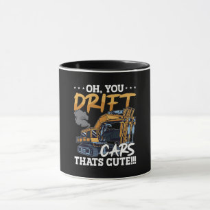 Mug Excavateur Vous Déposez Des Voitures Qui Construis