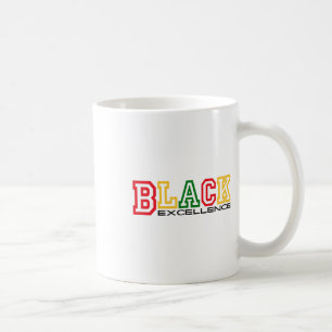 Mug Excellence Noire Mois de l'Histoire des Noirs Afro