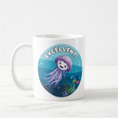 Mug Excellent !, Jelly Fish (Gauche)