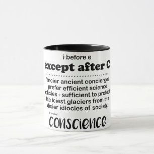 Mug excepté après c