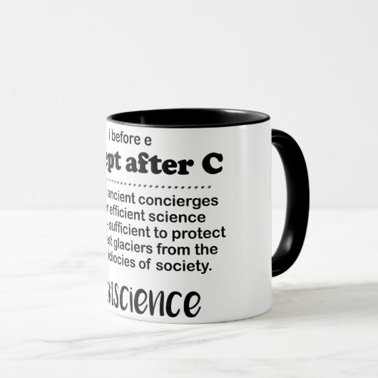 Mug excepté après c (Devant droit)