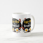 Mug Excitant pour le petit déjeuner Design de jeu de m (Devant droit)