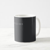 Mug Exclusive Personal Classical Black White Own Name (Devant droit)