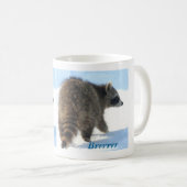 Mug Excursion de raton laveur d'hiver (Devant droit)