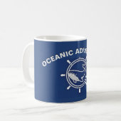 Mug Excursions d'observation de baleines et de baleine (Devant gauche)