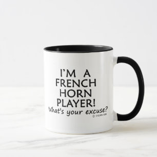Mug Excuse de joueur de cor de harmonie