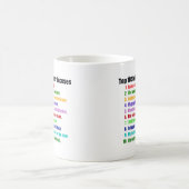 Mug Excuses de nageurs de Top Ten (Centre)