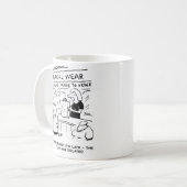 Mug Excusez l'adjoint du magasin d'habillement nuptial (Devant gauche)