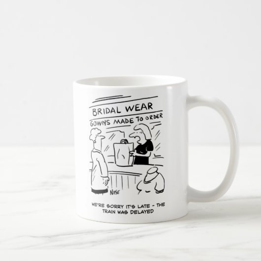 Mug Excusez l'adjoint du magasin d'habillement nuptial (Droite)