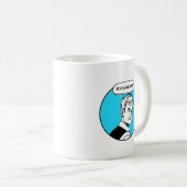 Mug Excusez-Moi, Pendant Que Je Finis Mon Café (Devant droit)